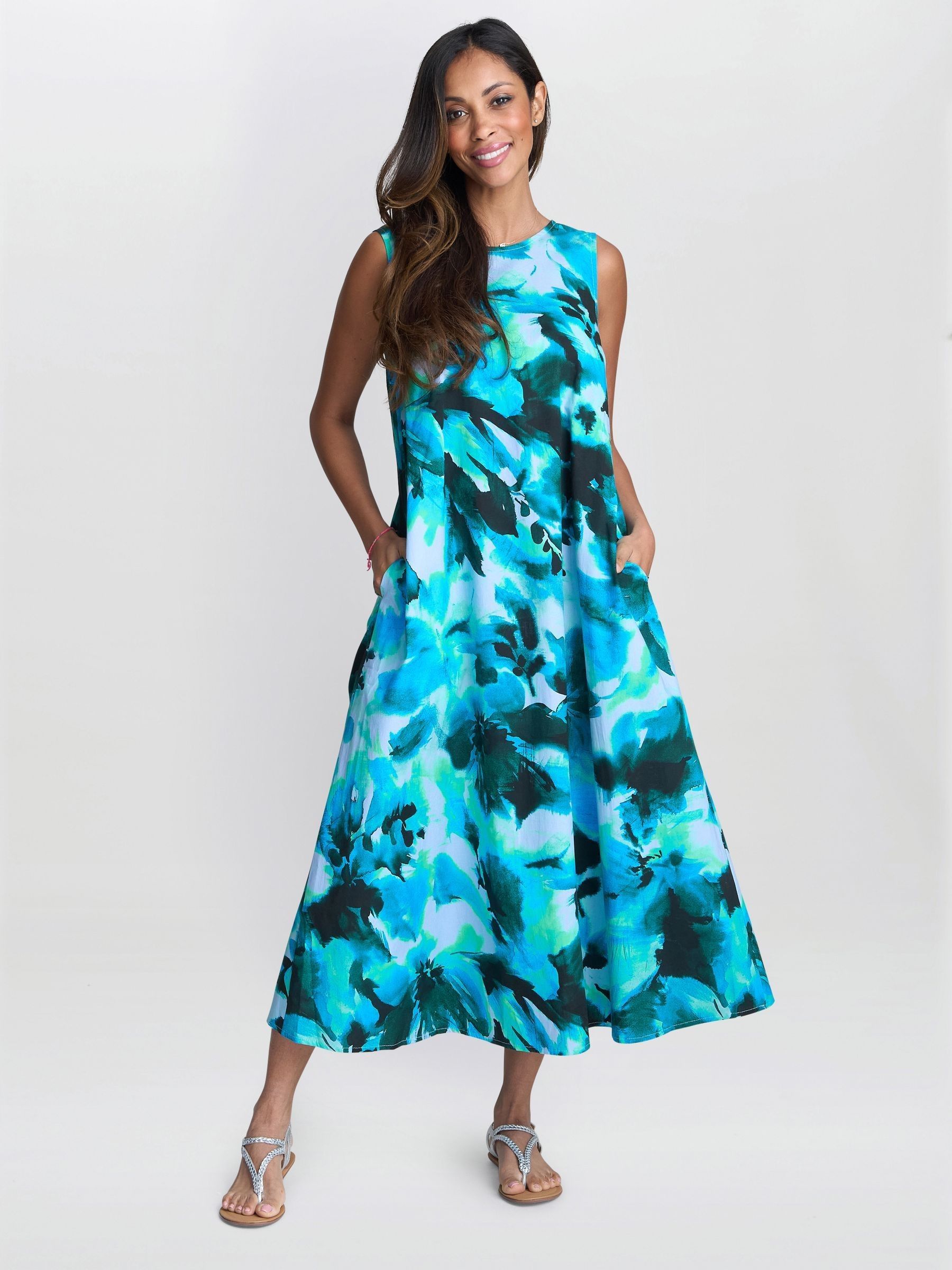 【海外限定】GinaBacconi ドレス☆Blue Rory Tent Dress Buy Gina Bacconi Blue Rory Tent Dress from Next USA