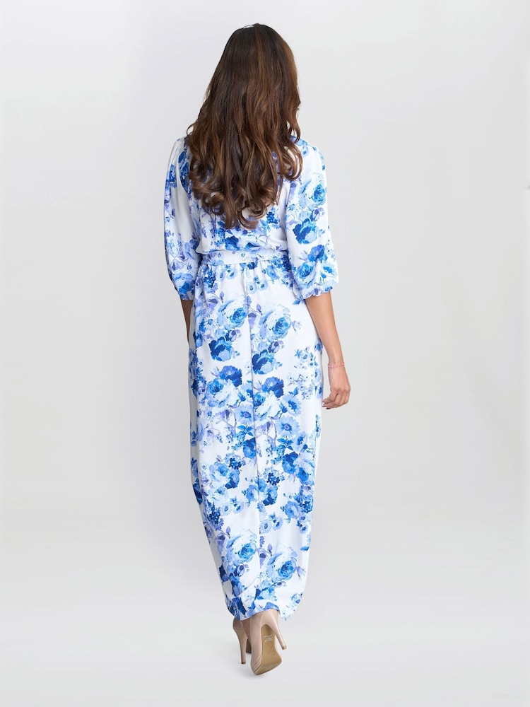 Gina Bacconi Karen Floral Print Maxi Dress - Image 2 of 5