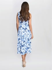 Gina Bacconi Emmy Floral Print Midi Dress - Image 2 of 5