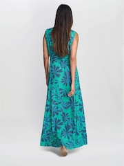 Gina Bacconi Blue Reagan Long Shirt Dress - Image 2 of 6