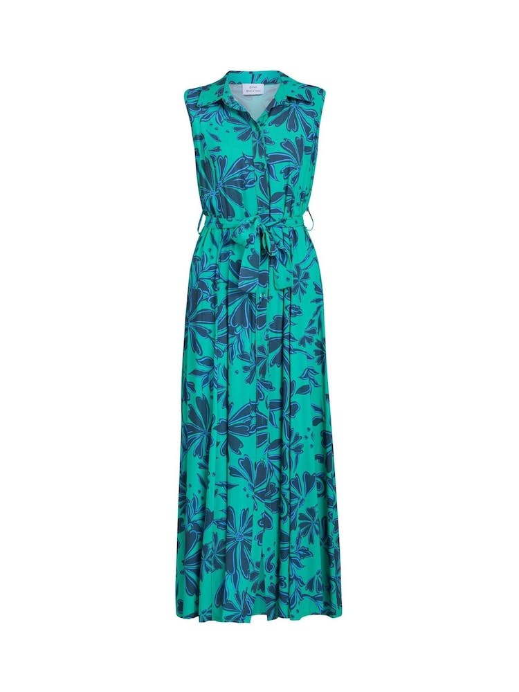 Gina Bacconi Blue Reagan Long Shirt Dress - Image 6 of 6