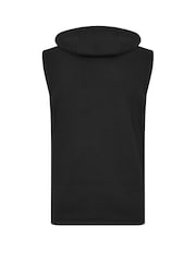 BadRhino Big & Tall Black Sleeveless Hoodie - Image 6 of 6