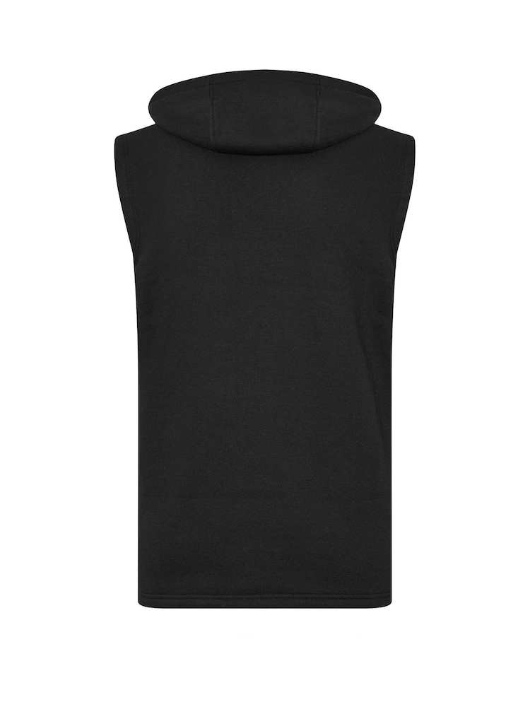BadRhino Big & Tall Black Sleeveless Hoodie - Image 6 of 6