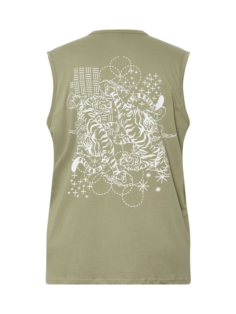 BadRhino Big & Tall Green Muscle Vest - Image 2 of 2