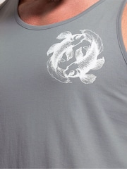 BadRhino Big & Tall Blue Koi Carp Vest - Image 4 of 7