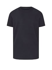 BadRhino Big & Tall Blue Ottoman Textured T-Shirt - Image 4 of 6