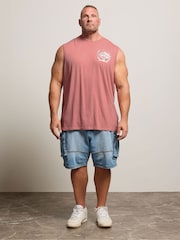 BadRhino Big & Tall Pink Muscle Vest - Image 2 of 7