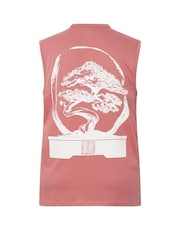 BadRhino Big & Tall Pink Muscle Vest - Image 6 of 7