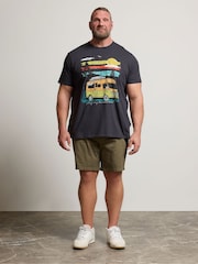 BadRhino Big & Tall Grey Camper T-Shirt - Image 2 of 6