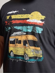 BadRhino Big & Tall Grey Camper T-Shirt - Image 4 of 6