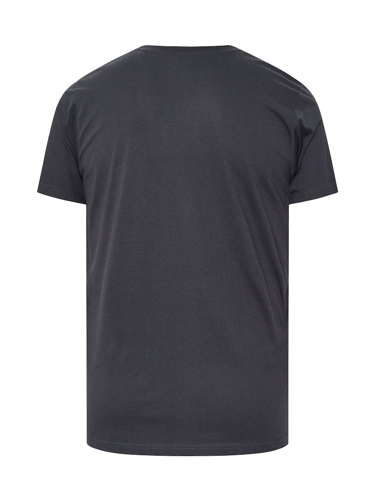 BadRhino Big & Tall Grey Camper T-Shirt - Image 6 of 6