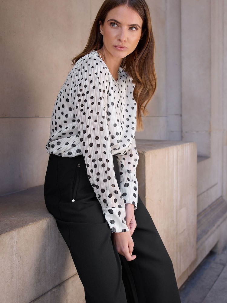 Star by Julien MacDonald Embellished Spot Blouse - Image 3 of 4