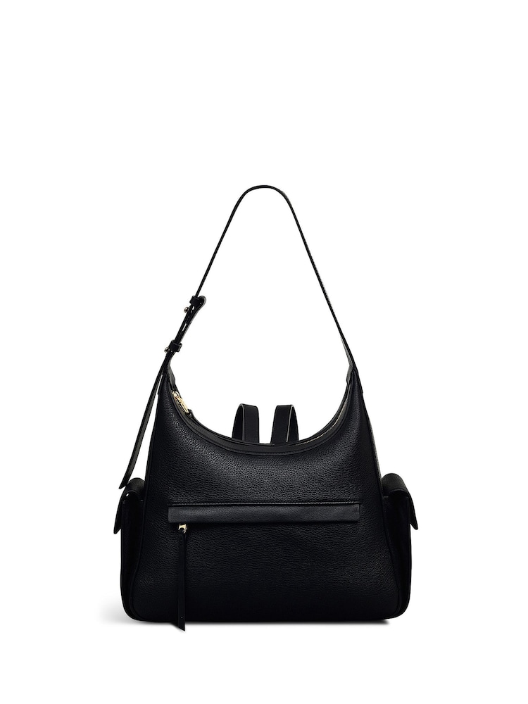 Radley Small The Fitzrovia Zip-Top Black Backpack - Image 1 of 4