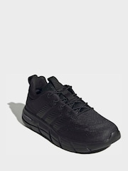adidas Black Cloudfoam Flex Elastic Laces Trainers - Image 1 of 10