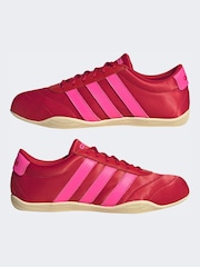 adidas Red/Pink Grand Court Lo Trainers - Image 4 of 10