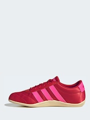 adidas Red/Pink Grand Court Lo Trainers - Image 7 of 10