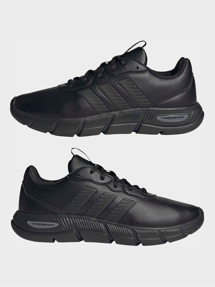 adidas Black Ground Cloudfoam Flex Rapidfit Trainers - Image 10 of 10