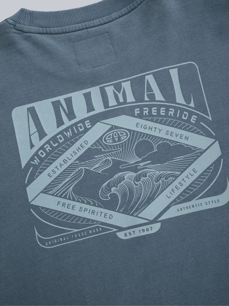 Animal Blue Jonah Mens Sweatshirt - Image 9 of 9