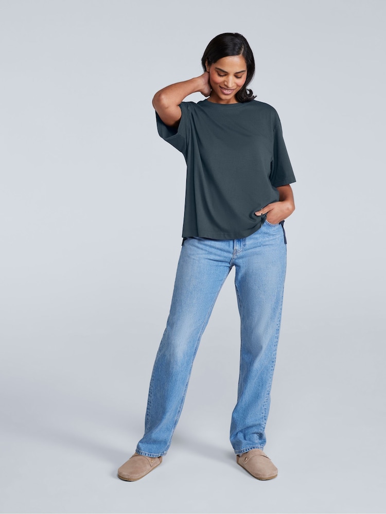 Animal Blue Chrome Womens Relaxed Fit Idol T-Shirt - Image 2 of 8