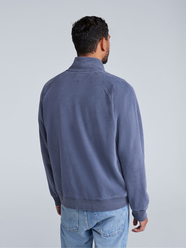 Animal Blue Mens Liam Zip Sweatshirt - Image 2 of 4