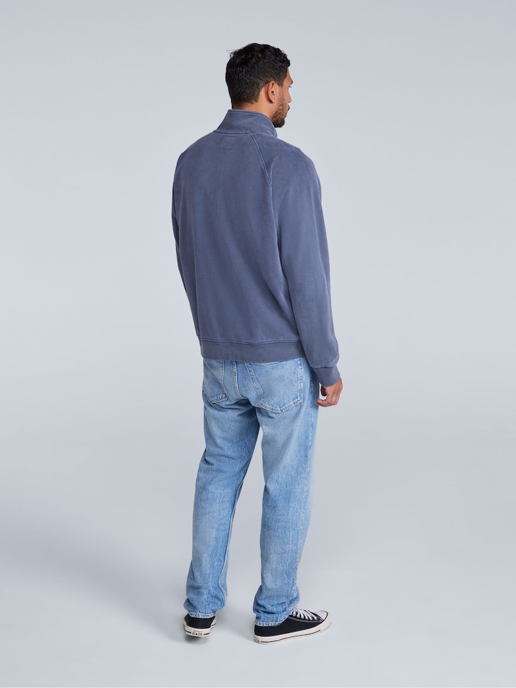 Animal Blue Mens Liam Zip Sweatshirt - Image 4 of 4