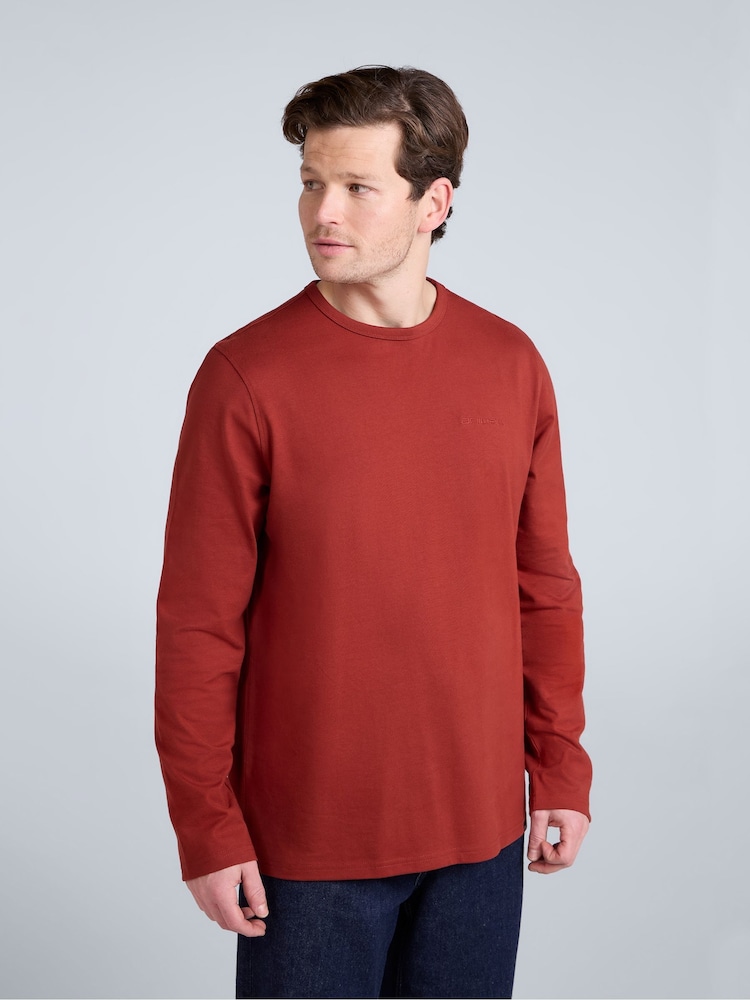 Animal Orange Mens Otis Long Sleeve T-Shirt - Image 1 of 8 Animal Orange Mens Otis Long Sleeve T-Shirt - Image 1 of 8