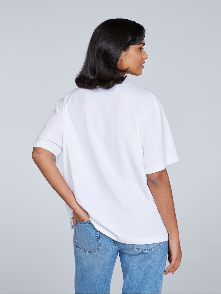 Branco - Animal Womens Relaxed Fit Idol T-Shirt - Imagem 2 de 8