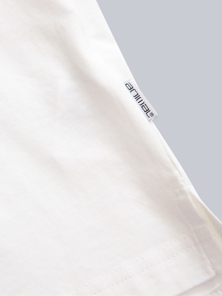 Branco - Animal Womens Relaxed Fit Idol T-Shirt - Imagem 8 de 8