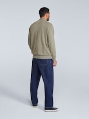 Animal Green Mens Liam Zip Sweatshirt - Image 4 of 4