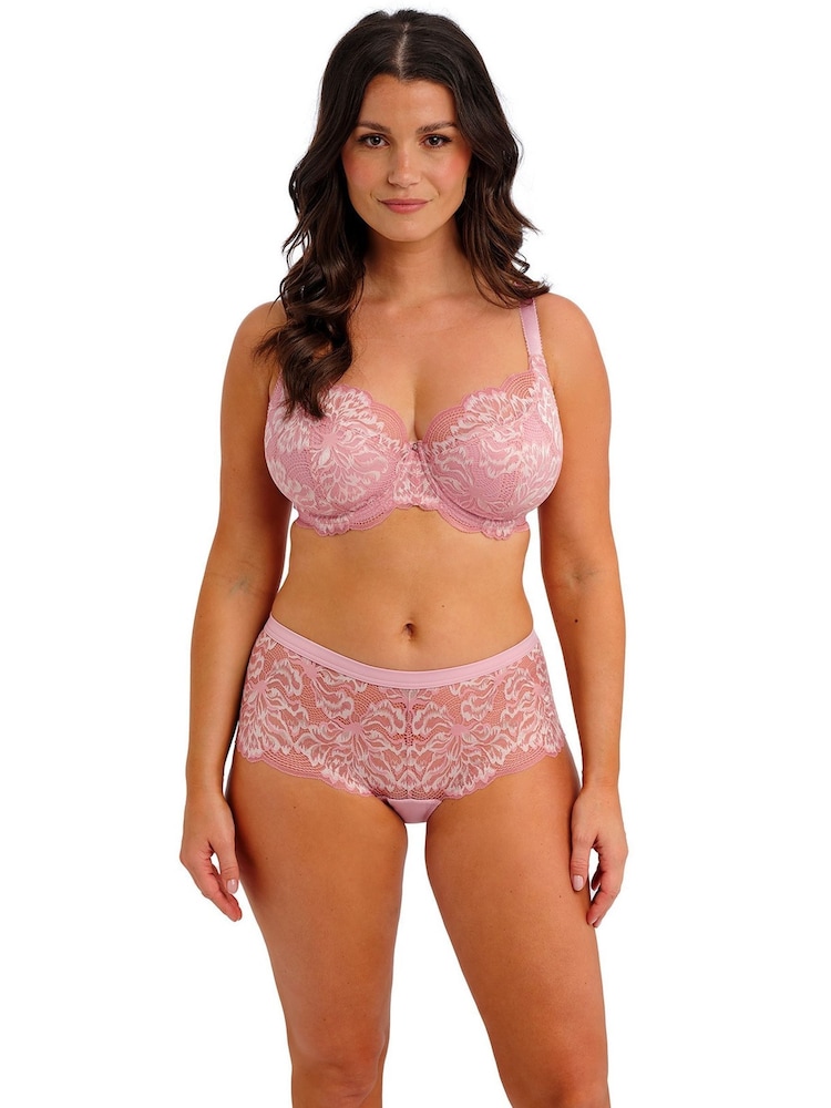 Fantasie Pink Emmaline Underwire Padded Plunge Bra - Image 2 of 4
