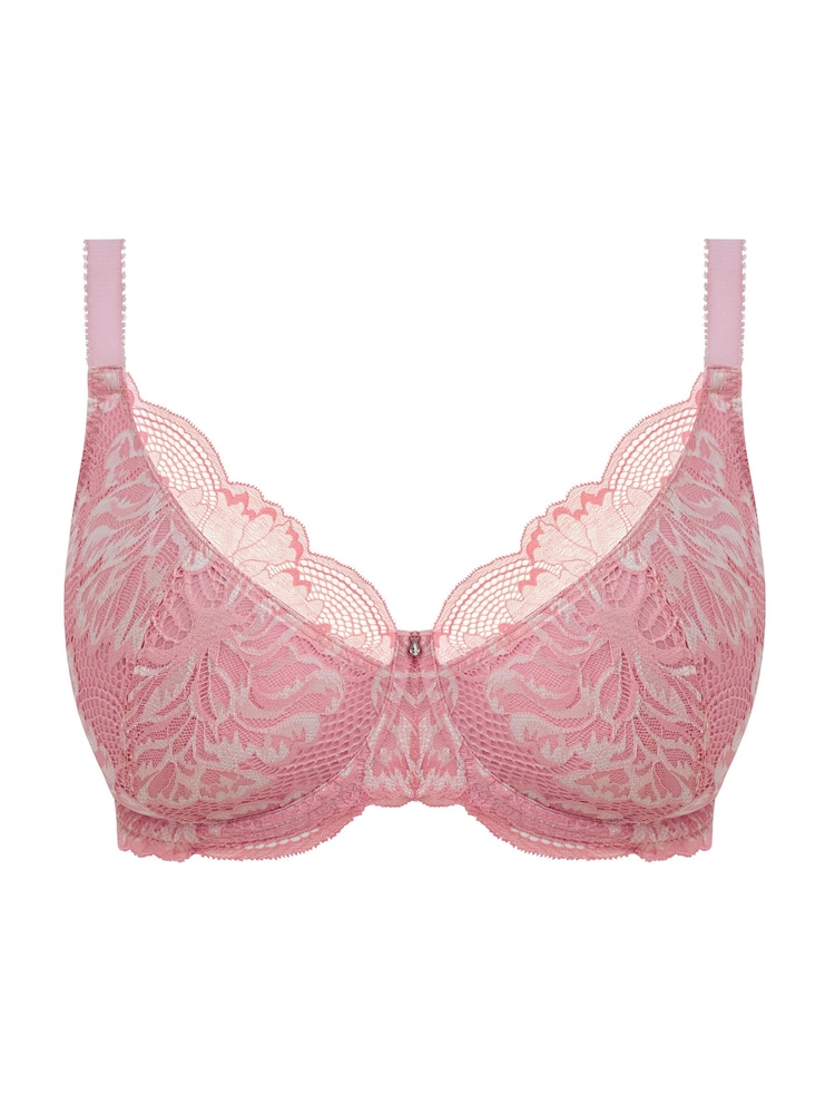 Fantasie Pink Emmaline Underwire Padded Plunge Bra - Image 4 of 4