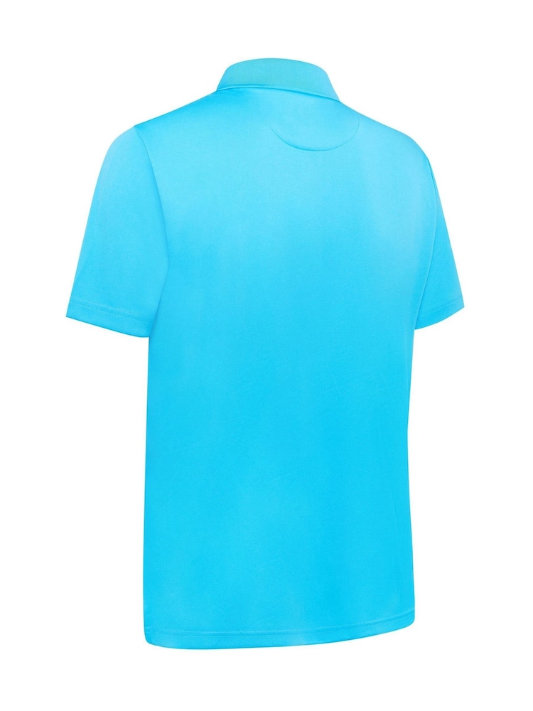 Callaway Apparel Blue Tournament Polo Shirt - Imagen 2 de 2