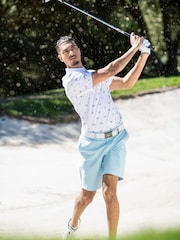 Callaway Apparel Blue Chev Tech Shorts - Image 1 of 5