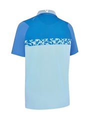 Callaway Apparel Blue Kick Flip Print Polo Shirt - Image 3 of 3