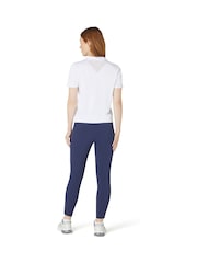 Callaway Apparel Waist Length Mesh Detail Short Sleeve White Polo Shirt - Image 3 of 5