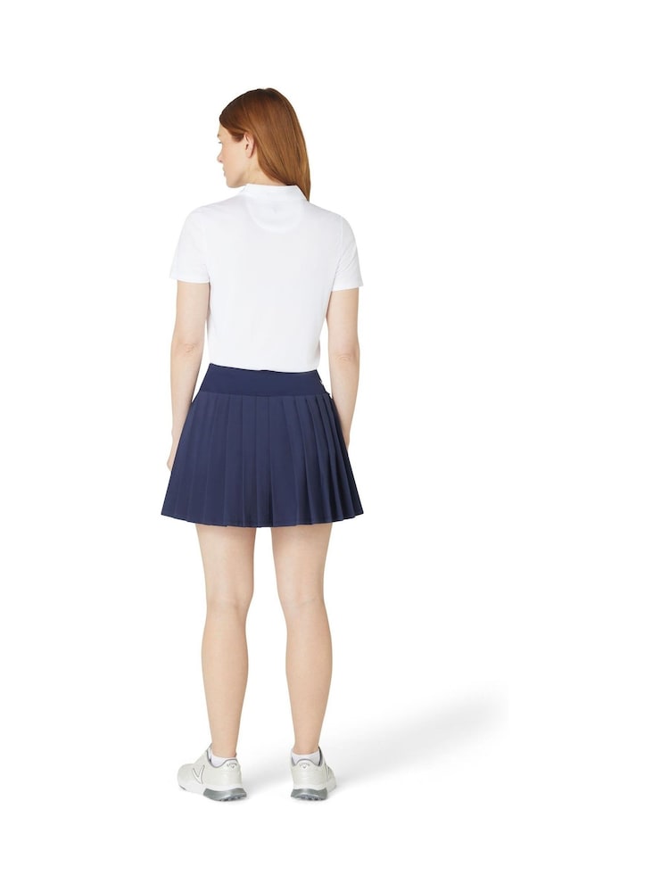 Callaway Apparel Blue Pleated Skort - Image 2 of 5 Callaway Apparel Blue Pleated Skort - Image 2 of 5