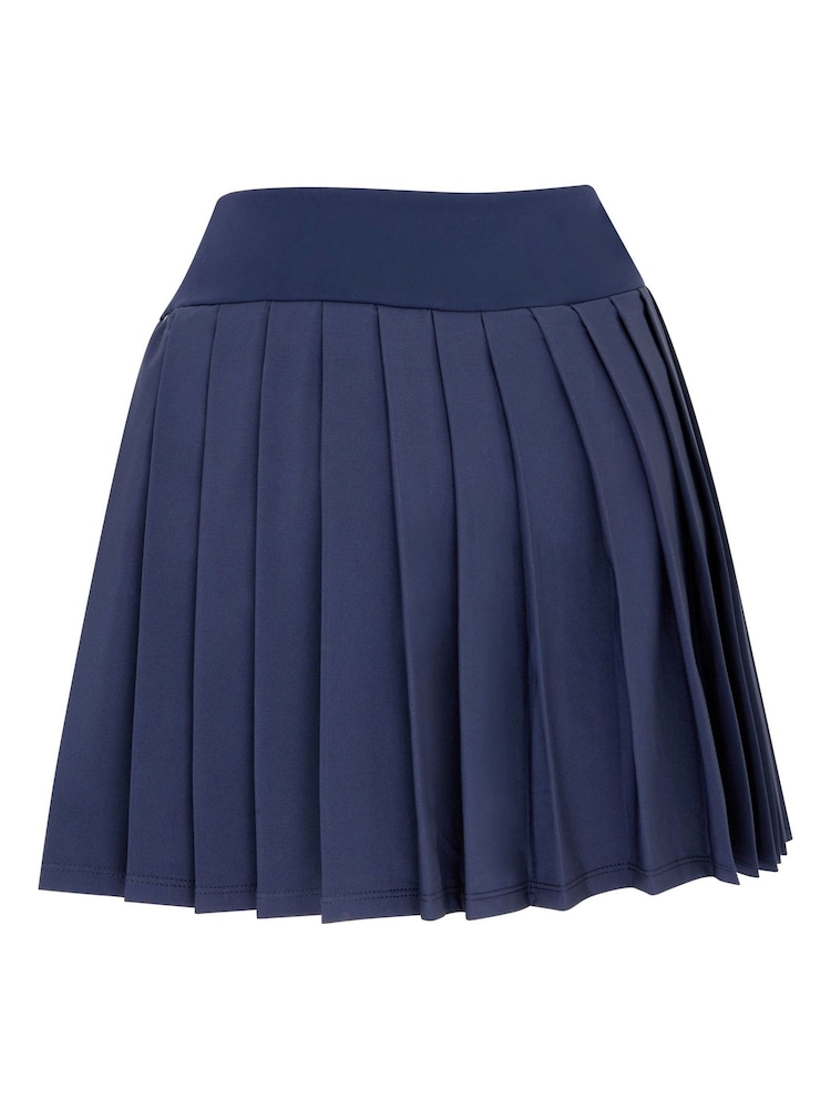 Callaway Apparel Blue Pleated Skort - Image 5 of 5 Callaway Apparel Blue Pleated Skort - Image 5 of 5