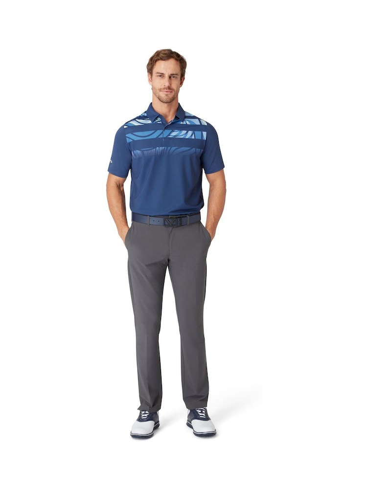 Callaway Apparel Blue Trippy Block Polo Shirt - Imagen 2 de 5