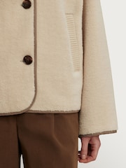 Varley Sandshell Romane Boxy Sherpa Jacket - Image 13 of 15