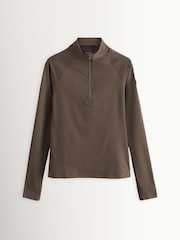 Varley Brown Always Warm Half Zip Baselayer - Image 1 of 1