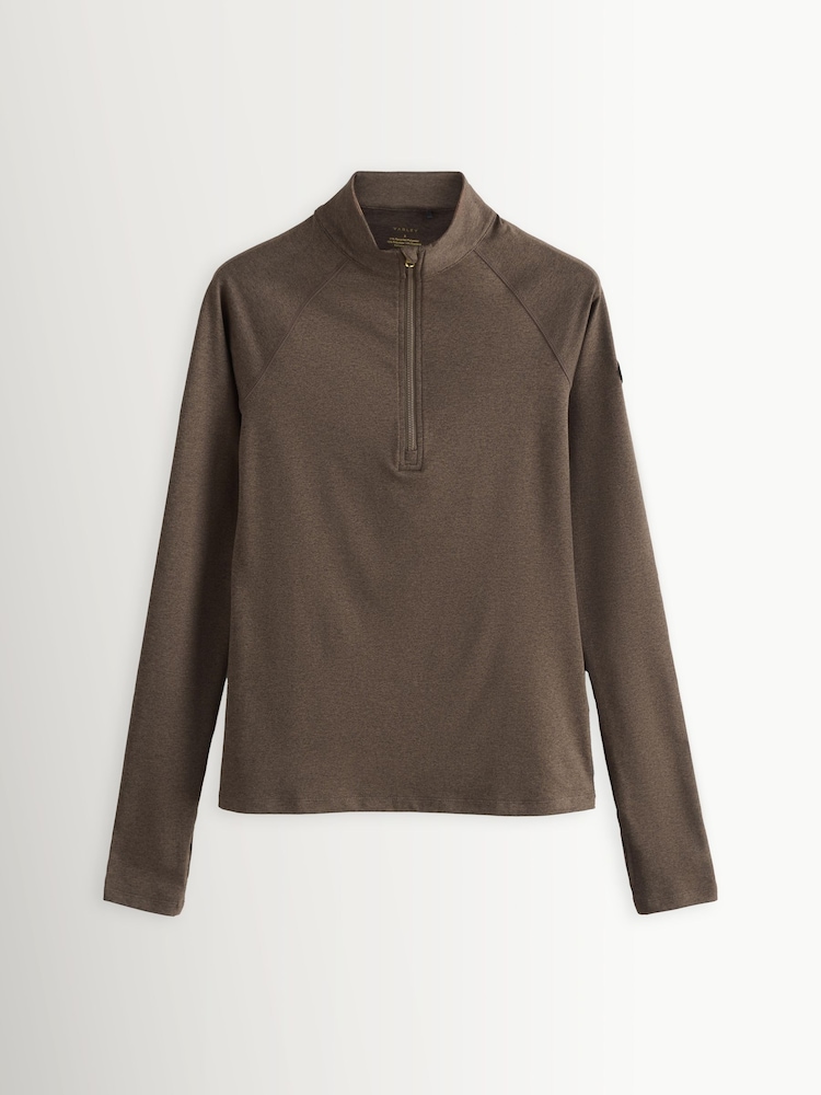 Varley Brown Always Warm Half Zip Baselayer - Image 1 of 1