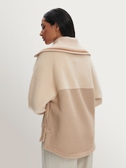 Varley Cool Sand/Light Taupe Carmine Relaxed Half Zip Fleece - Image 2 of 10