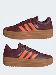 adidas Red VL Court Bold Trainers - Image 12 of 16
