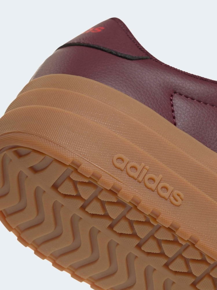 adidas Red VL Court Bold Trainers - Image 9 of 9 adidas Red VL Court Bold Trainers - Image 9 of 9