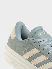 adidas Green/Cream VL Court Bold Trainers - Image 8 of 9