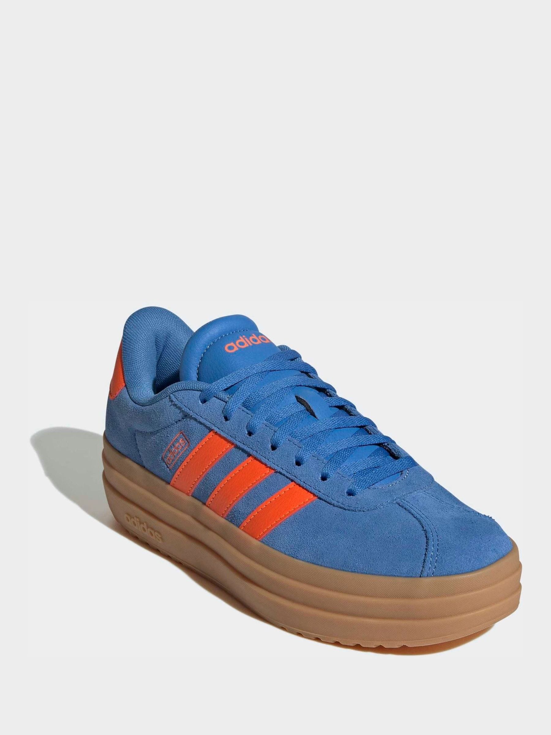 Cumpără Albastru/Portocaliu - Pantofi sport adidas VL Court Bold