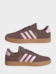 adidas Brown VL Court 3.0 Trainers - Image 5 of 9