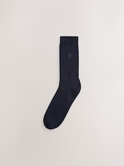 Red/Orange/Blue - Pack de 10 calcetines gruesos con ciervos bordados - Imagen 9 de 14