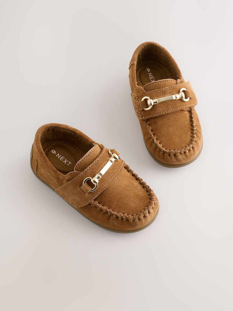 Tan Brown Snaffle Loafers - Image 1 of 5 Tan Brown Snaffle Loafers - Image 1 of 5