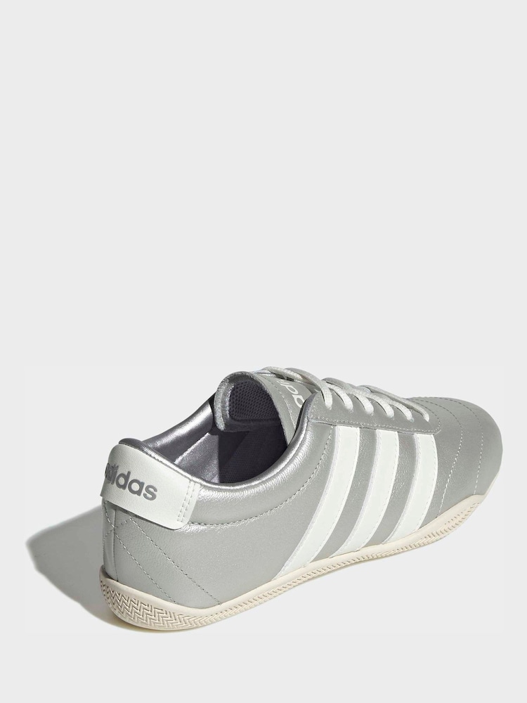 adidas Grey Grand Court Lo Trainers - Image 2 of 10